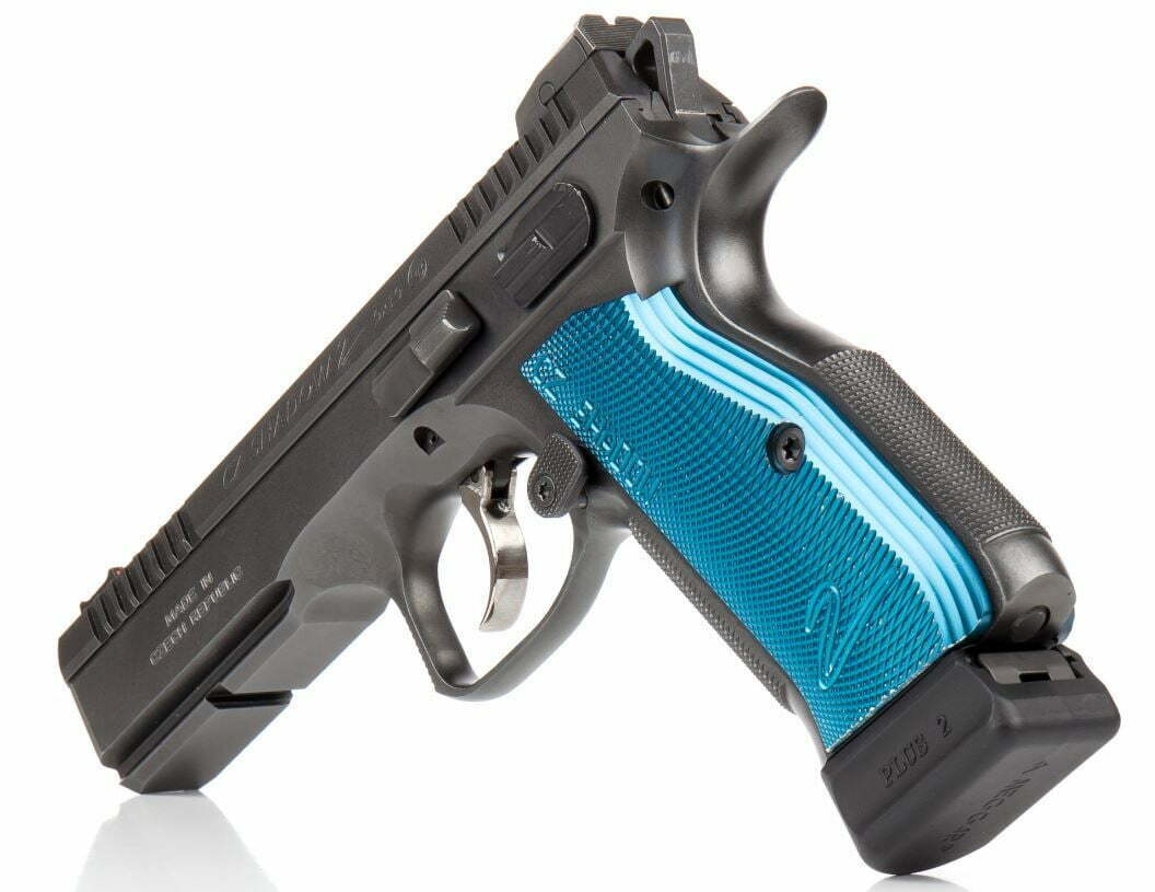 Pistola Ceska Zbrojovka CZ Shadow 2 Cal.9mm Oxidada (TALA AZUL) 19 Tiros - Imagem 2