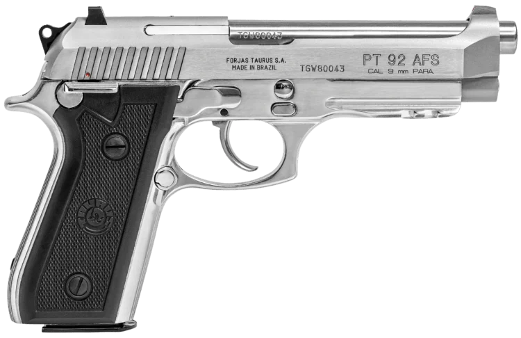 PISTOLA TAURUS PT 92 INOX – CALIBRE 9MM – 18 TIROS